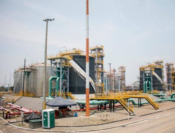 IPC de 9 facilidades de producción y gas modular
